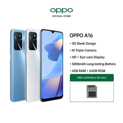 slot in terms of camera the oppo a16 supports.|OPPO A16 Specs .